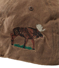 Adults' MIF&W Waxcloth Hat, Moose | L.L.Bean online