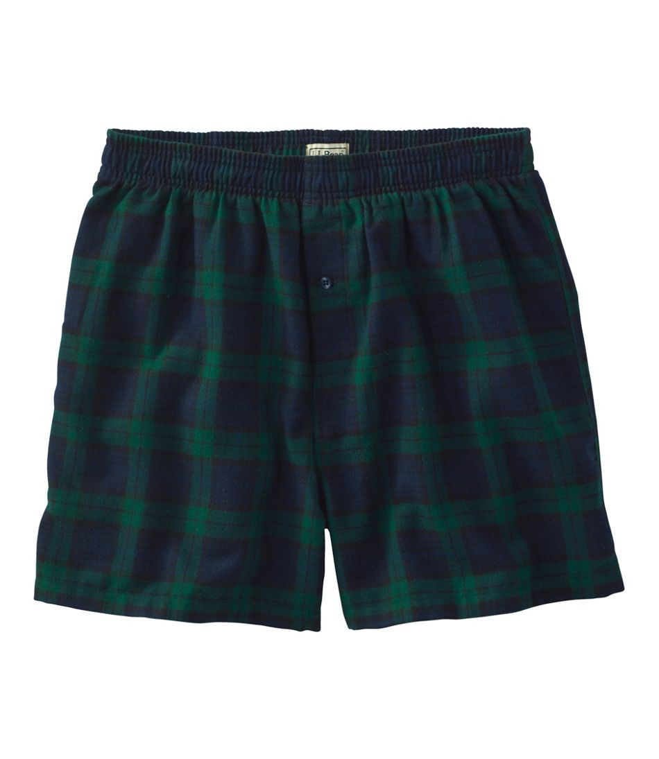 Men's Scotch Plaid Flannel Boxers | L.L.Bean online
