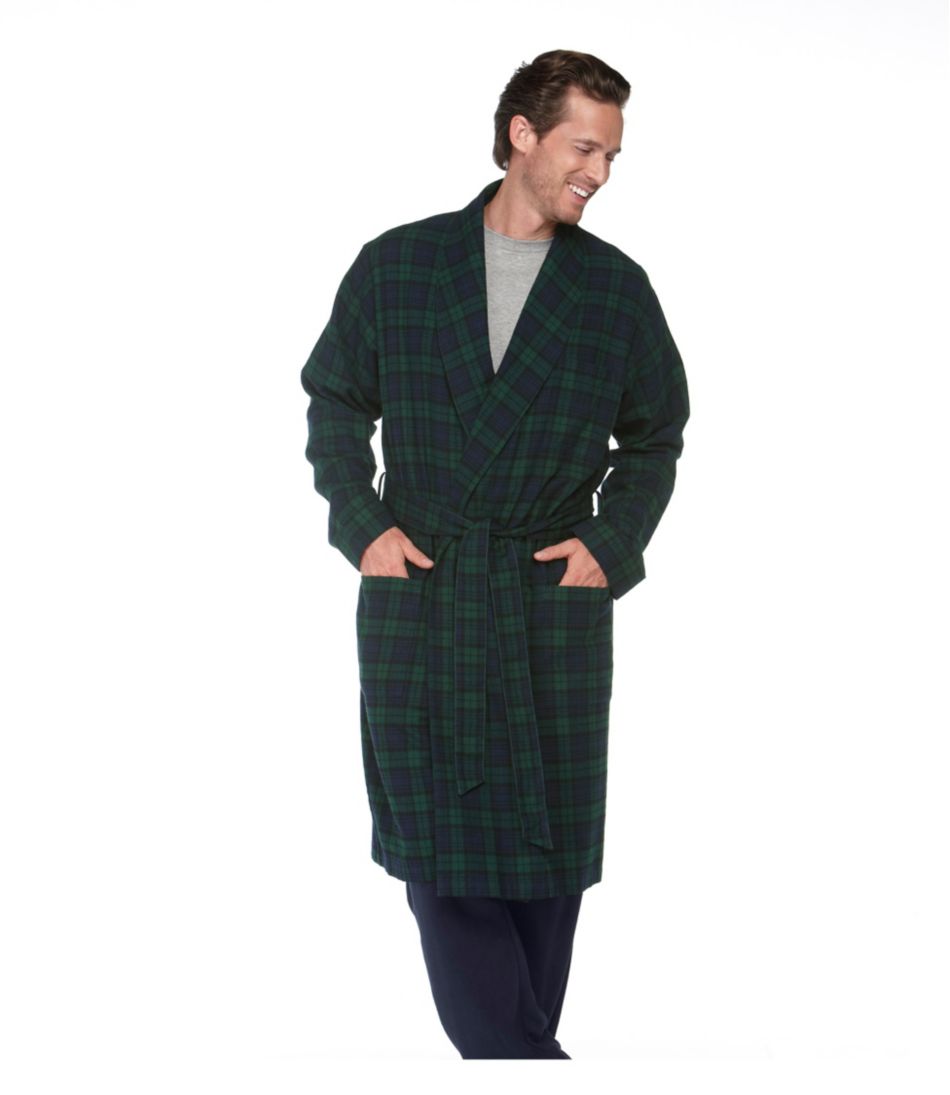Men's Scotch Plaid Flannel Robe | L.L.Bean discount