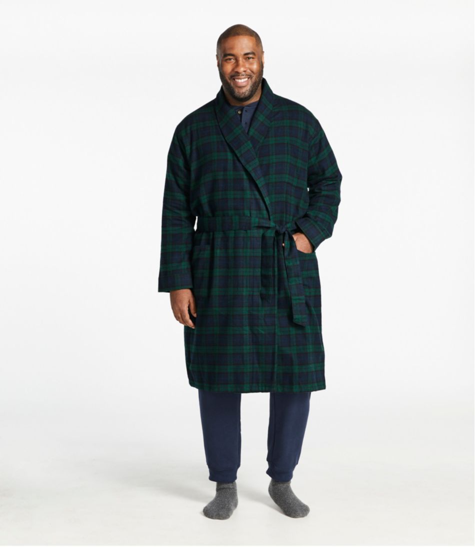 Men's Scotch Plaid Flannel Robe | L.L.Bean discount
