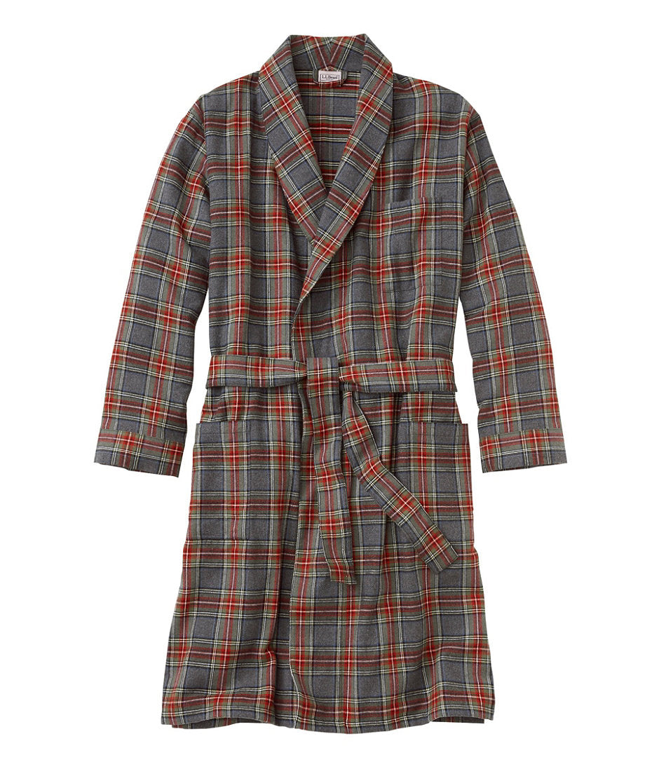 Men's Scotch Plaid Flannel Robe | L.L.Bean discount