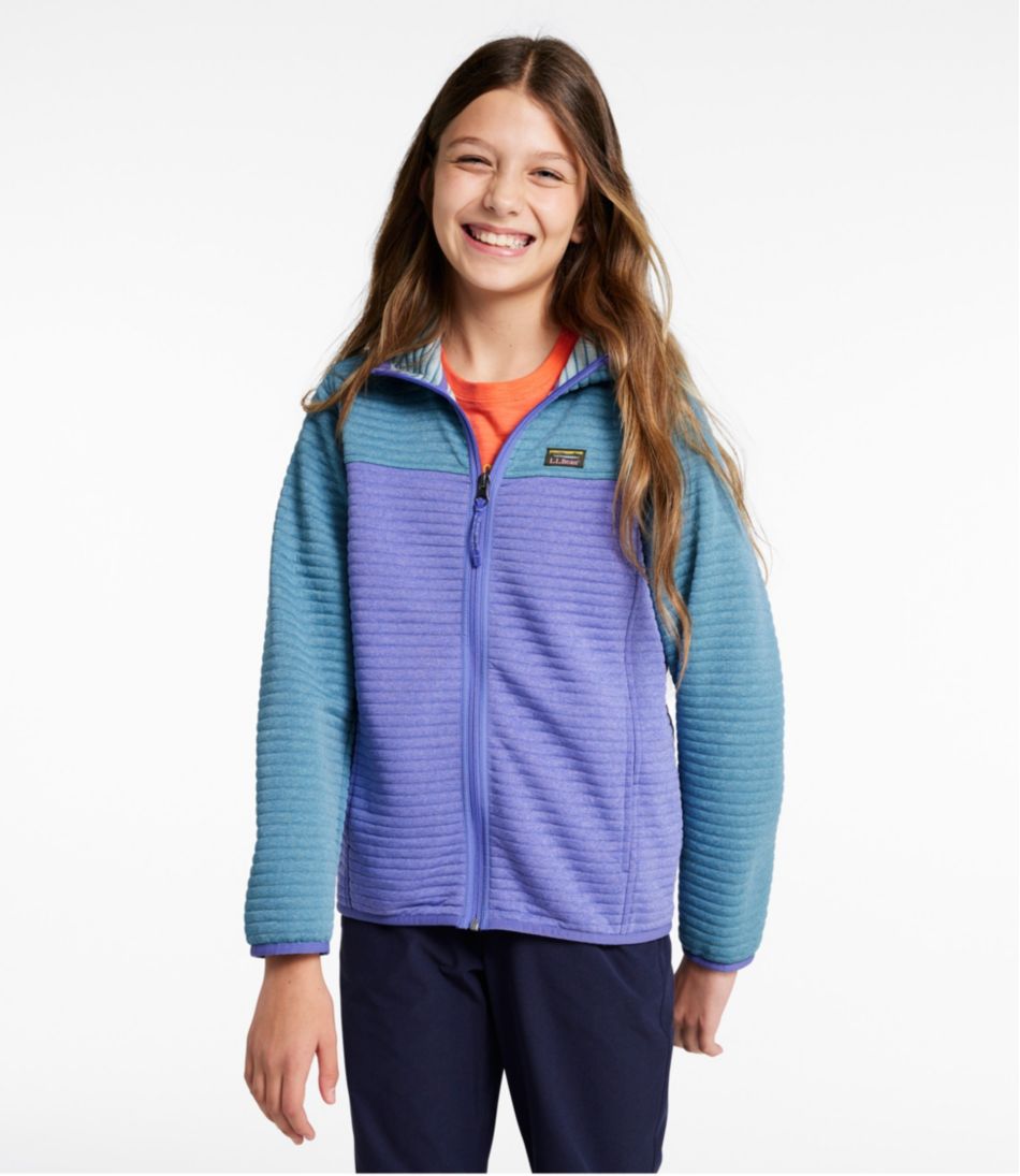 Kids' Airlight Full-Zip Hoodie, Colorblock | L.L.Bean sale
