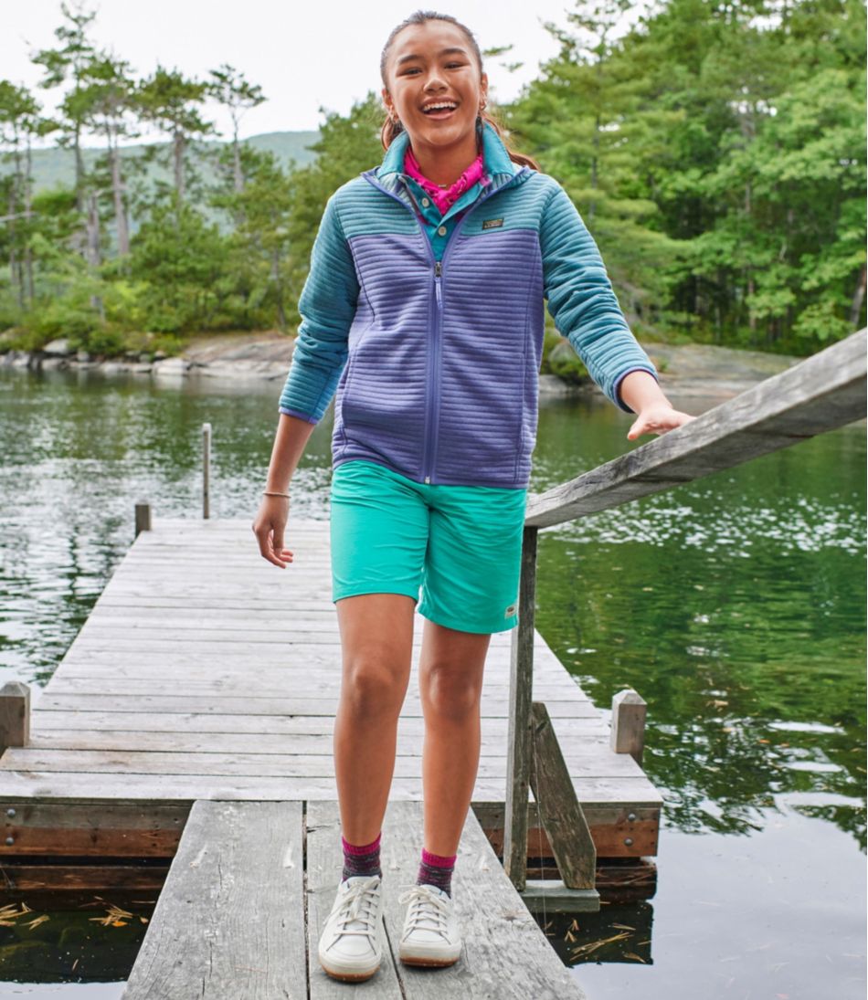 Kids' Airlight Full-Zip Hoodie, Colorblock | L.L.Bean sale
