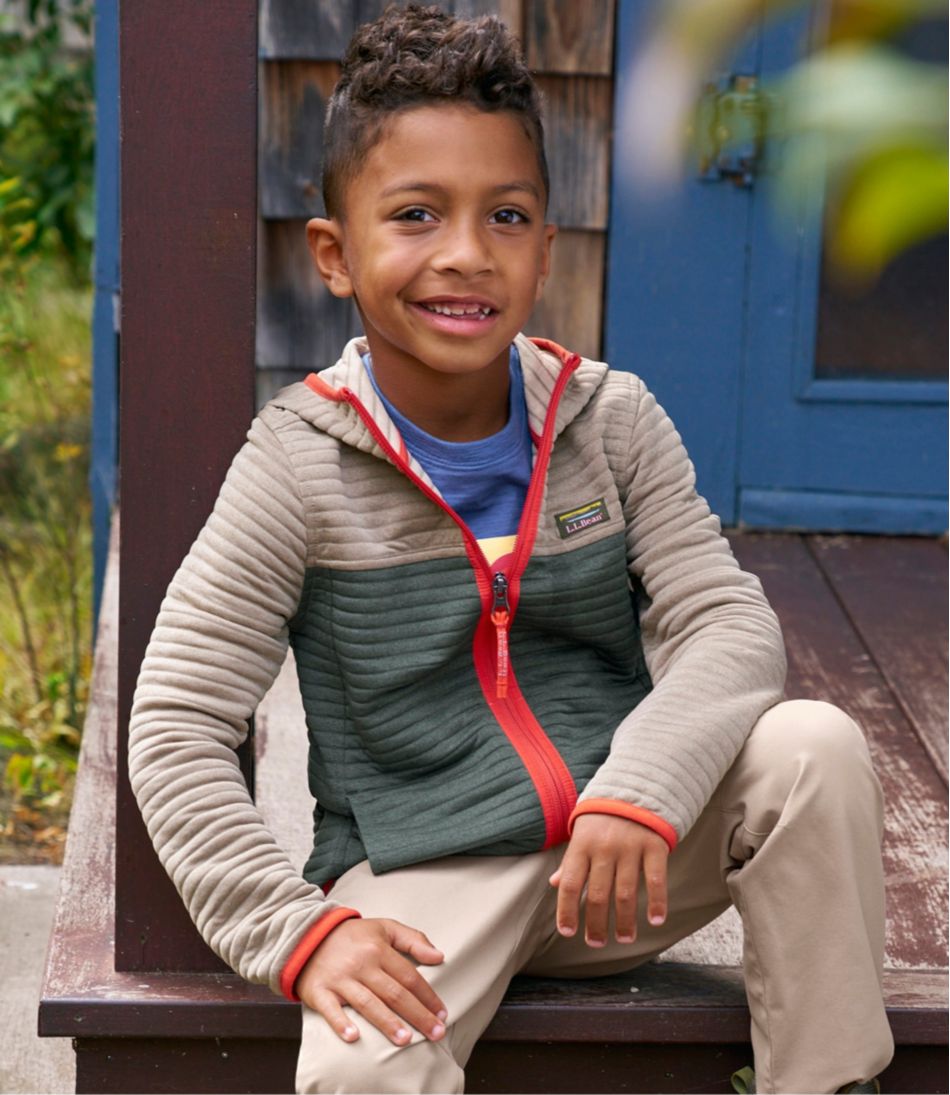 Kids' Airlight Full-Zip Hoodie, Colorblock | L.L.Bean sale