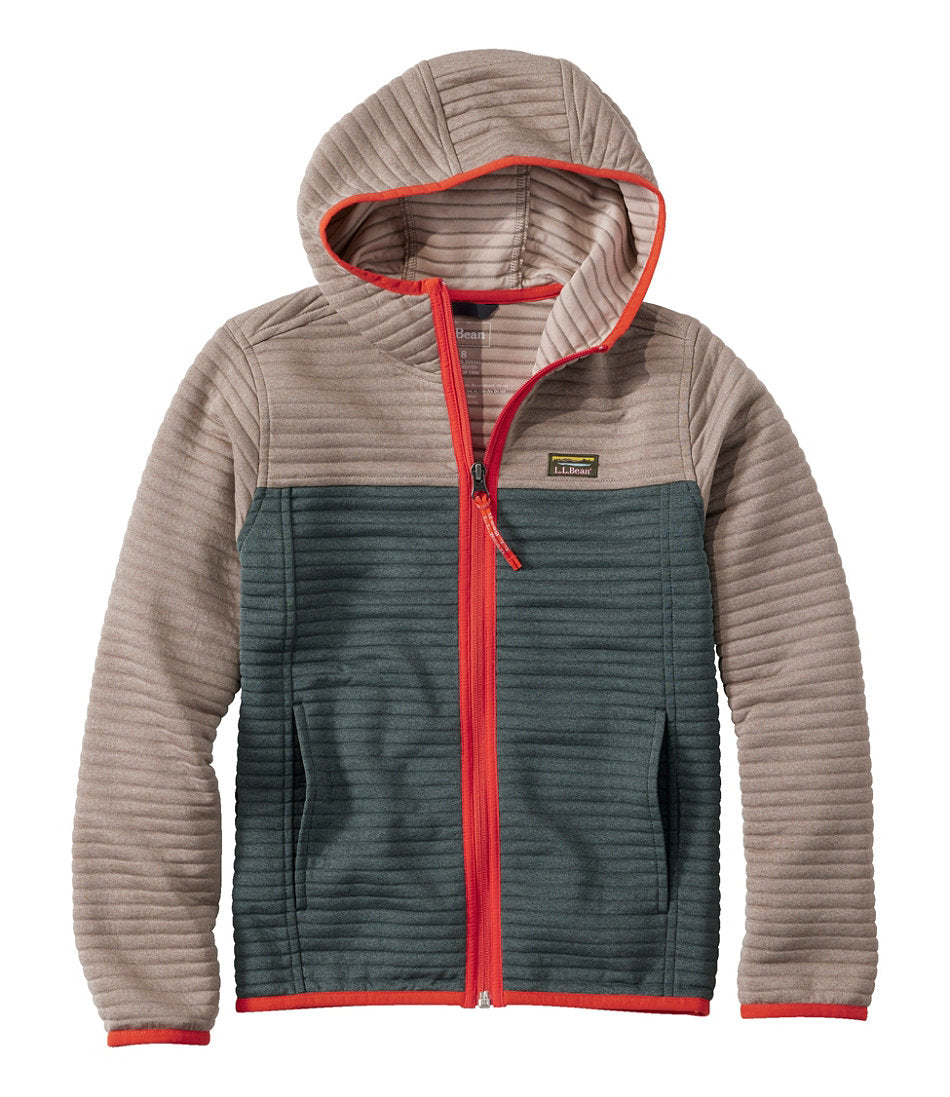 Kids' Airlight Full-Zip Hoodie, Colorblock | L.L.Bean sale