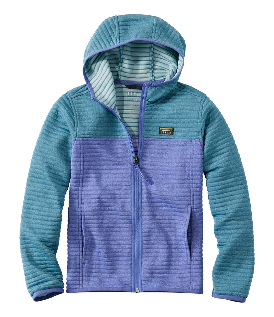 Kids' Airlight Full-Zip Hoodie, Colorblock | L.L.Bean sale