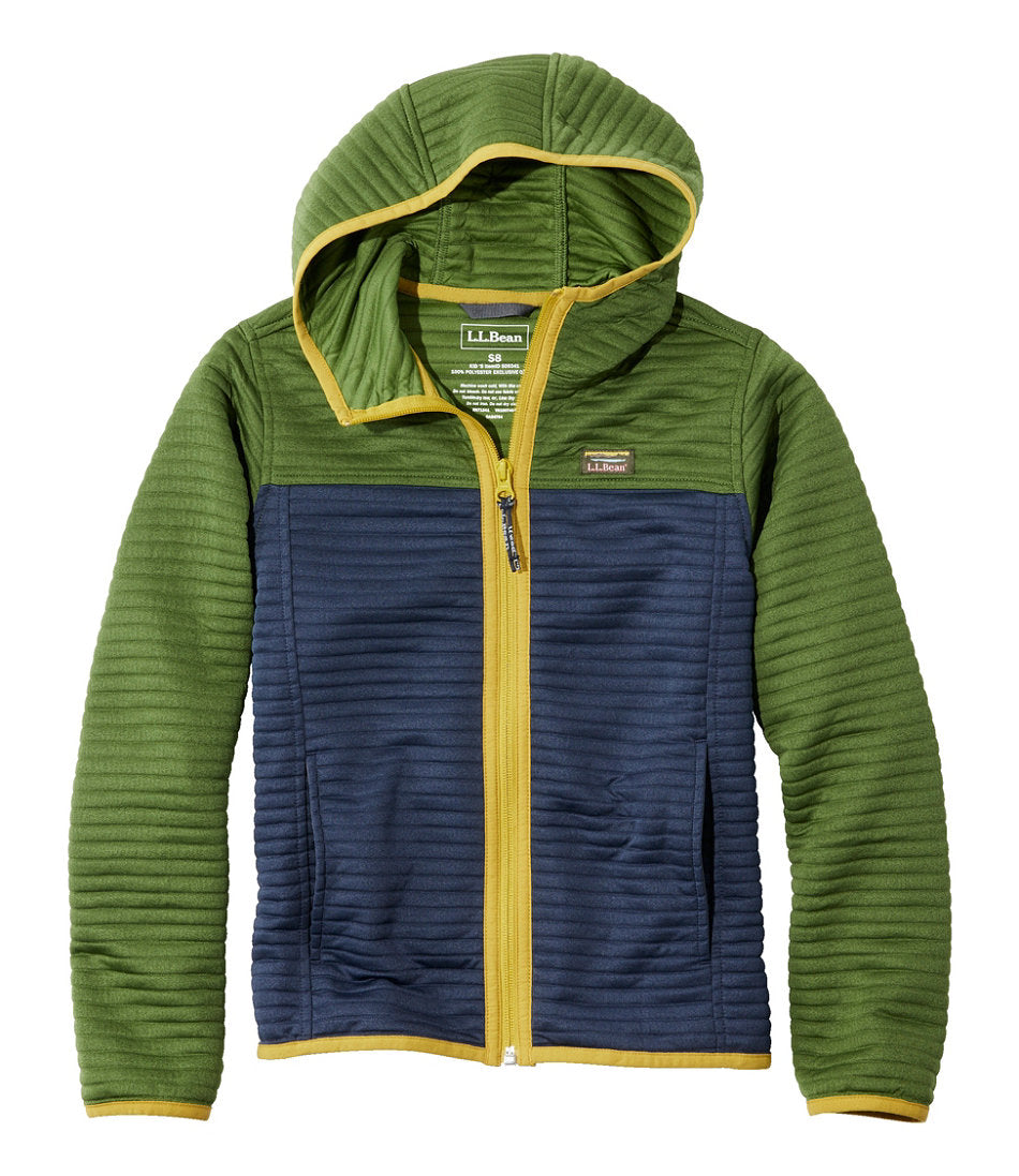 Kids' Airlight Full-Zip Hoodie, Colorblock | L.L.Bean sale