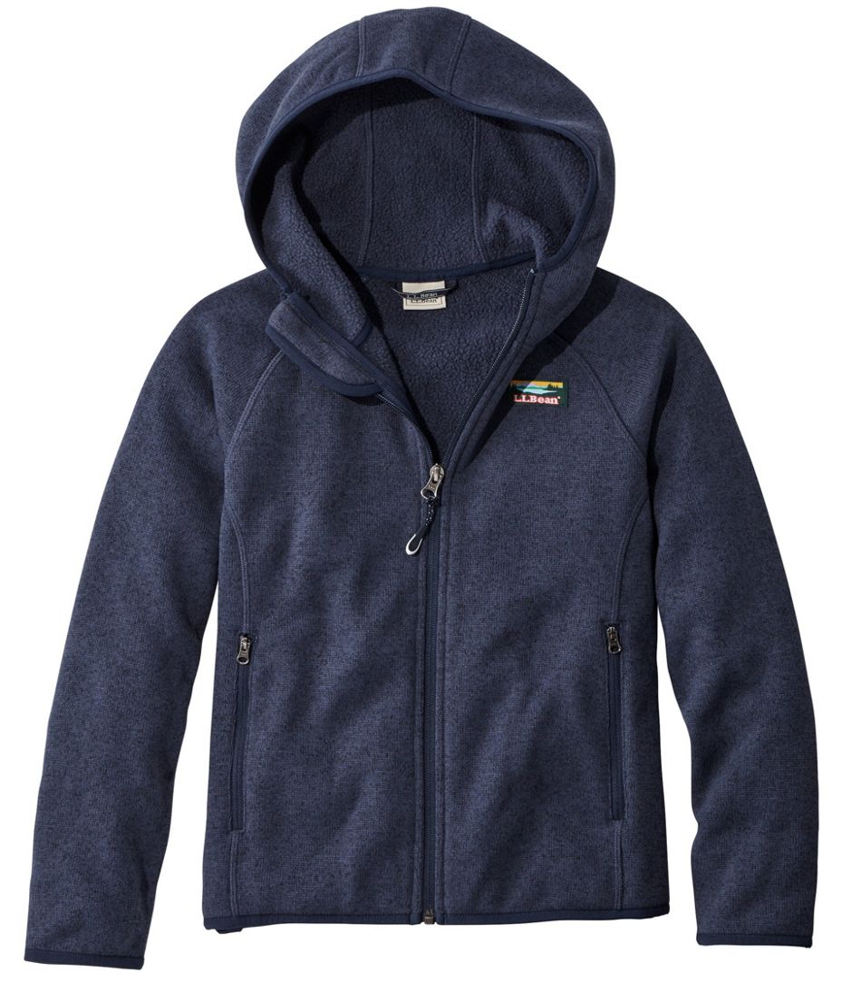 Kids' Sweater Fleece, Hooded | L.L.Bean US