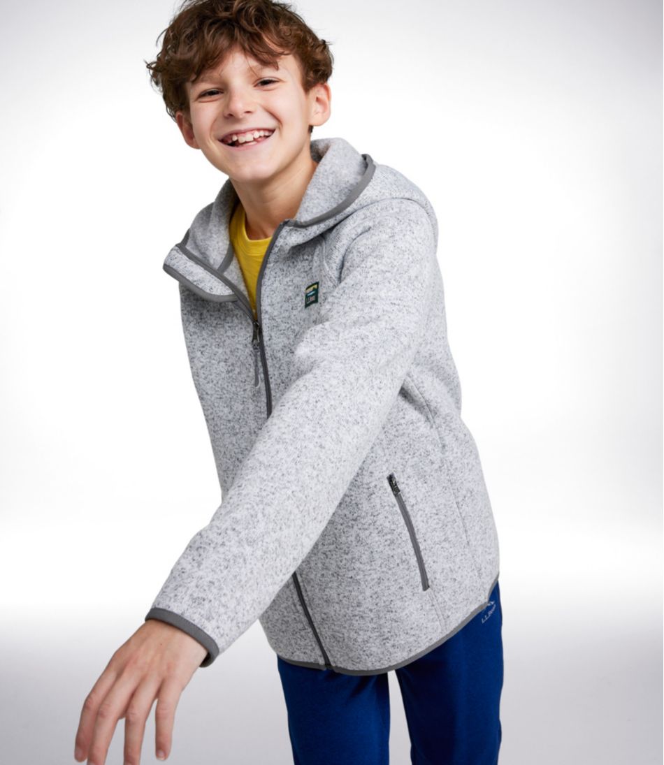 Kids' Sweater Fleece, Hooded | L.L.Bean US
