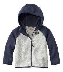 Infants' and Toddlers' Sweater Fleece, Hooded Colorblock | L.L.Bean discount
