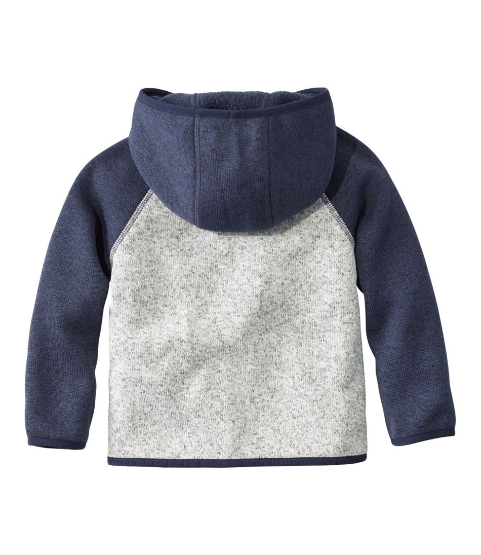 Infants' and Toddlers' Sweater Fleece, Hooded Colorblock | L.L.Bean discount