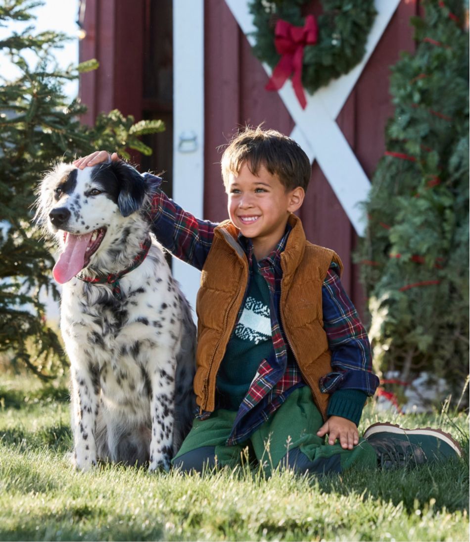 Kids' Bean's Down Corduroy Vest | L.L.Bean discount