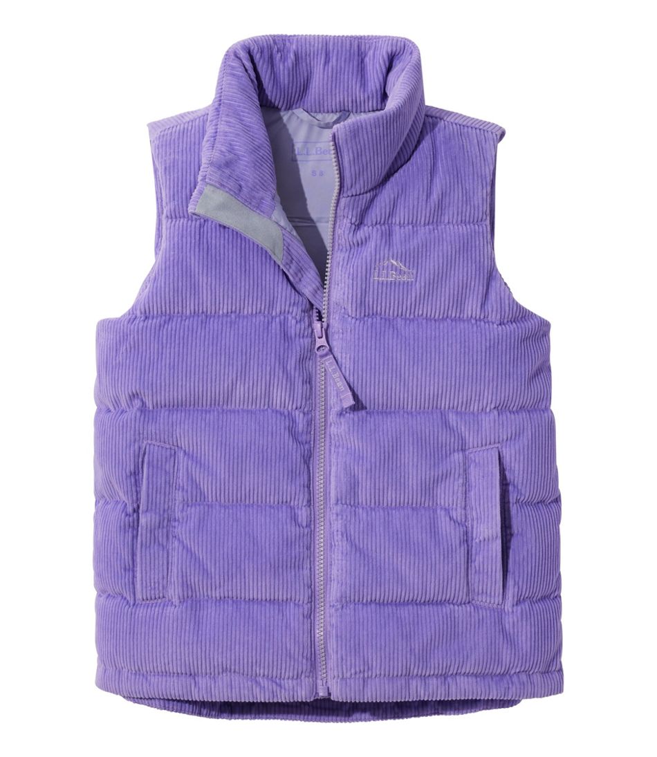 Kids' Bean's Down Corduroy Vest | L.L.Bean discount