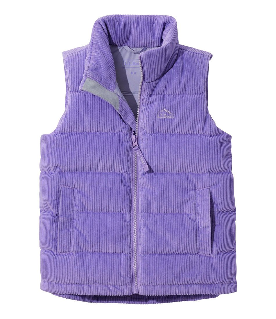 Kids' Bean's Down Corduroy Vest | L.L.Bean discount